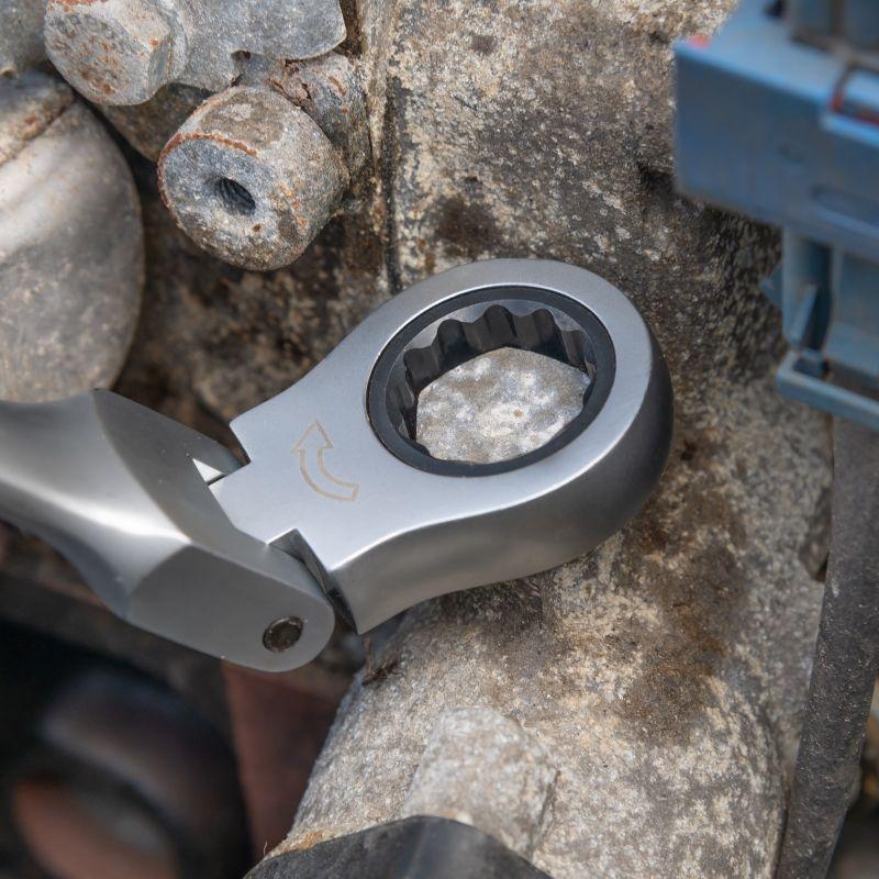 Juego de Llaves Combinadas I 6-32 mm fijas y trinquete HASKYY 22 piezas