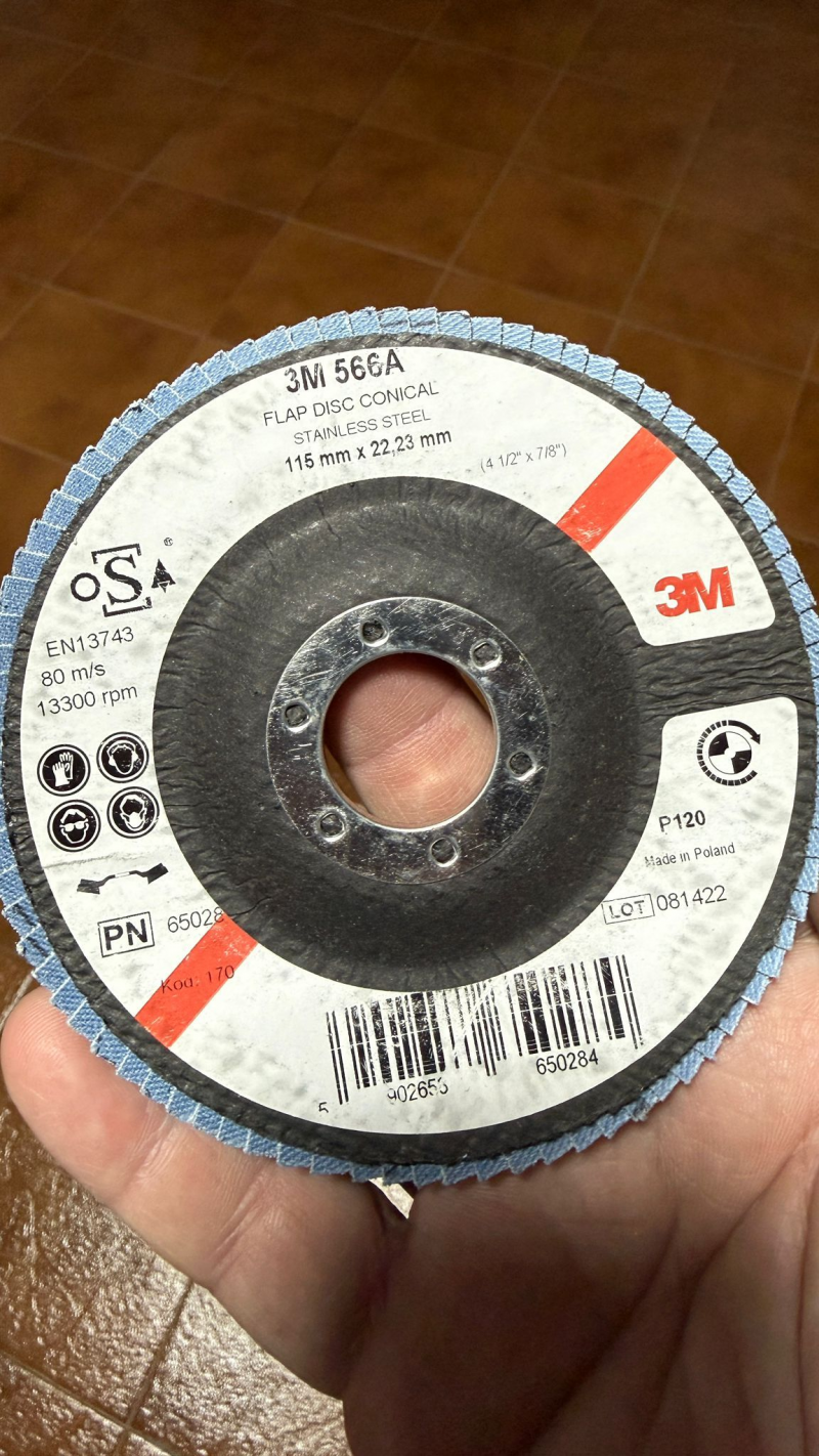 DISCO MULTIHOJAS 115 X 7,0- GRANO 60 LSZ F2 - RHODIUS 10 UNIDADES