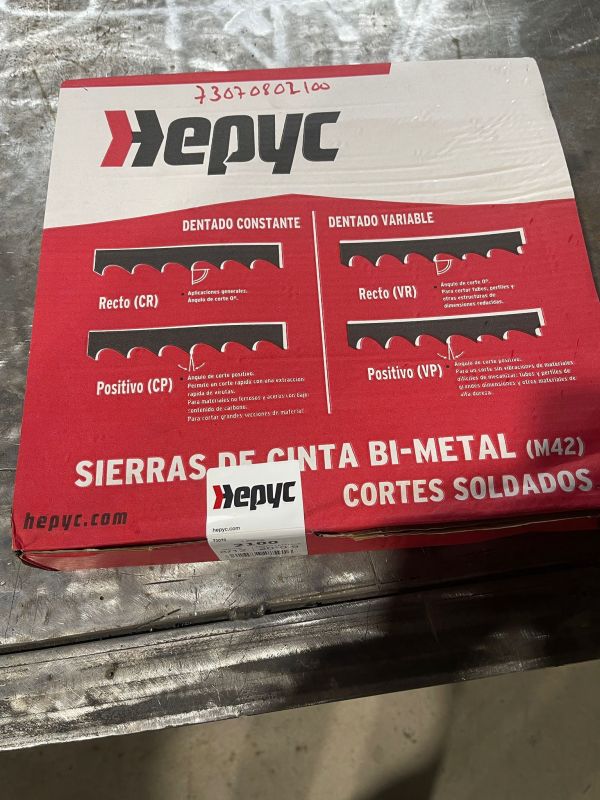 SIERRA DE CINTA 2480X27X0,9 MM BLUE MASTER