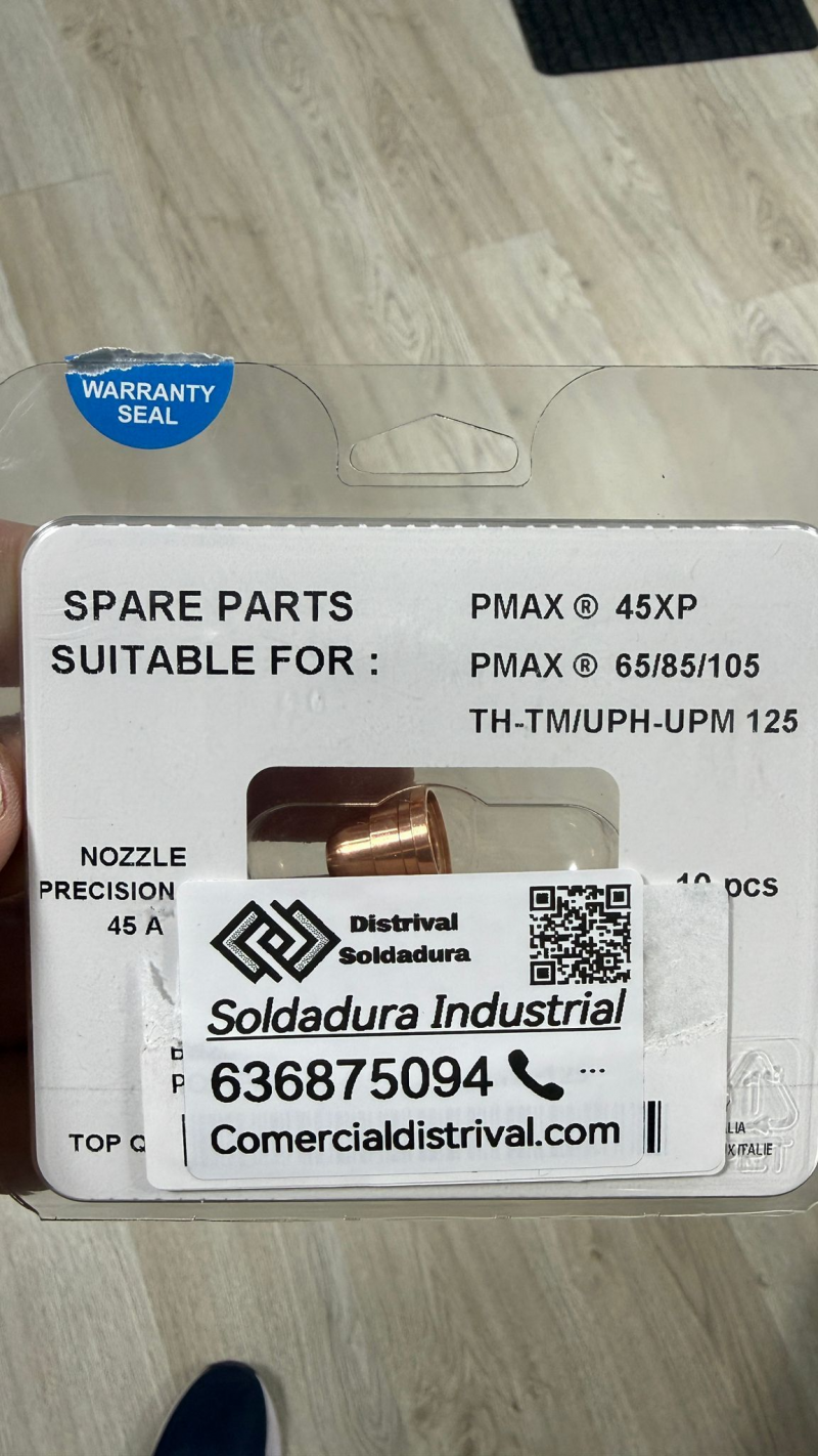 RECAMBIOS HYPERTHERM POWER MAX BUZA CORTE DE PRECISION