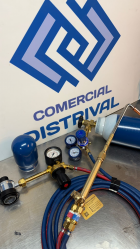 KIT Soplete de oxicorte propano y válvula antiretorno con 6 metros manguera