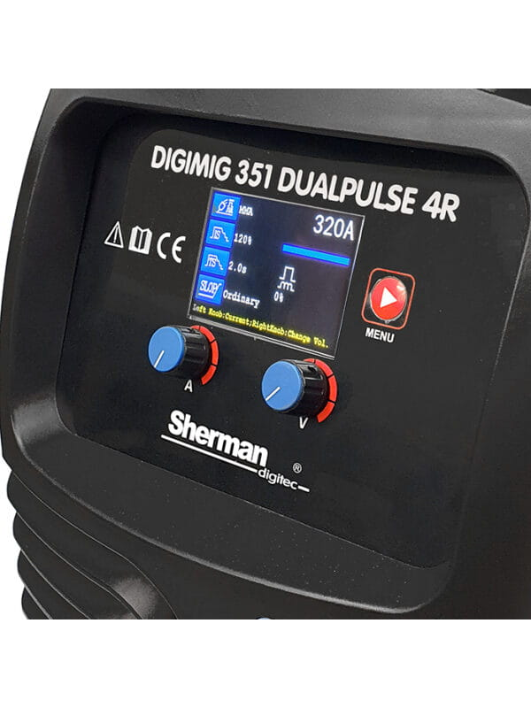 Soldadora inverter sinérgica DIGIMIG 351 DUALPULSE 4R