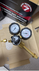 REGULADOR ARGON/CO2 HARRIS 901DC30 (rosca NEVOC 300 BAR)