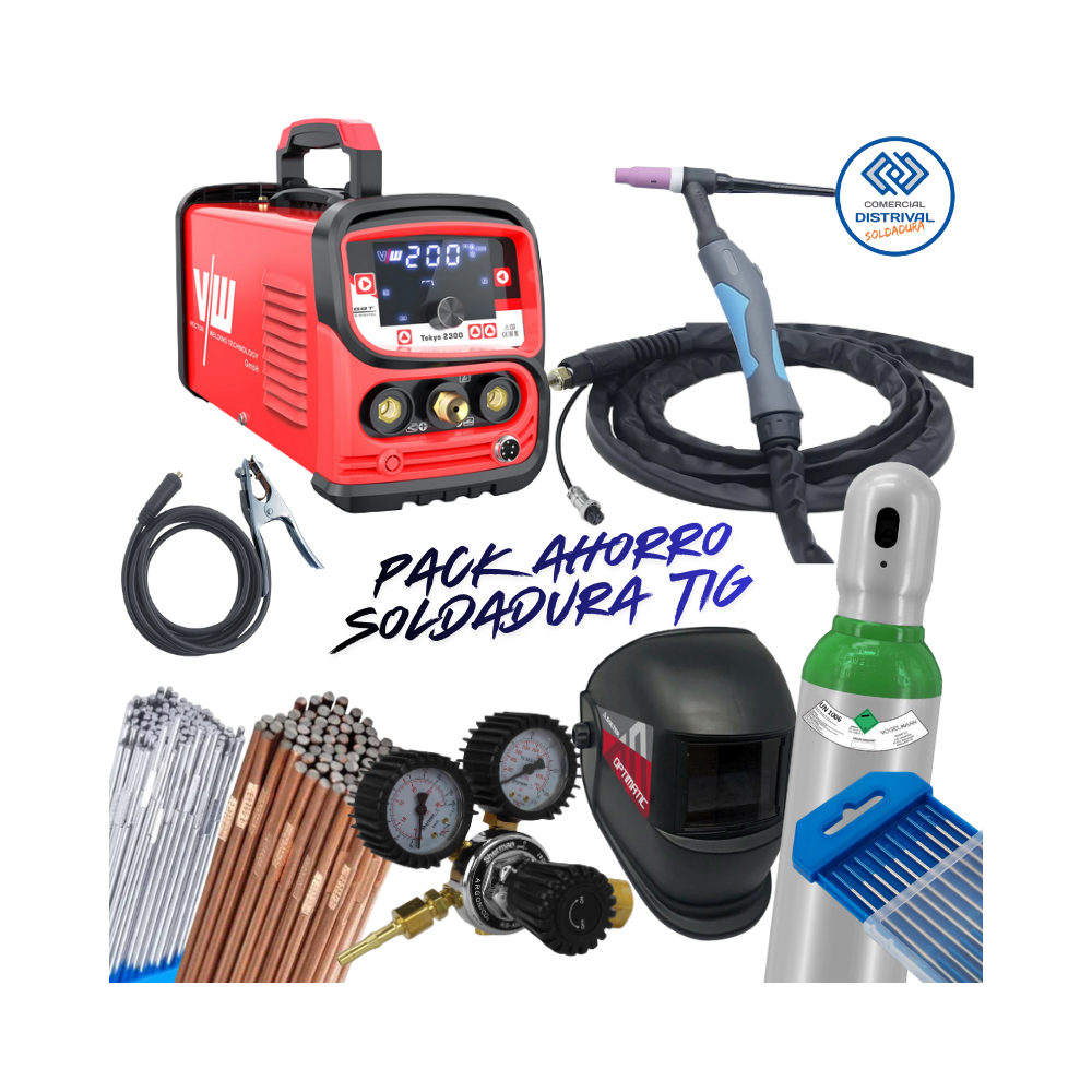 PACK AHORRO TIG AC DC 210P SHERMAN Nº 33