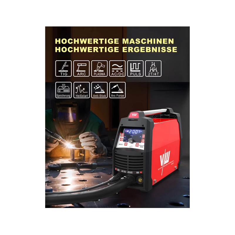 SOLDADOR TIG AC/DC + PLASMA NEW YORK 2500 DIGITAL