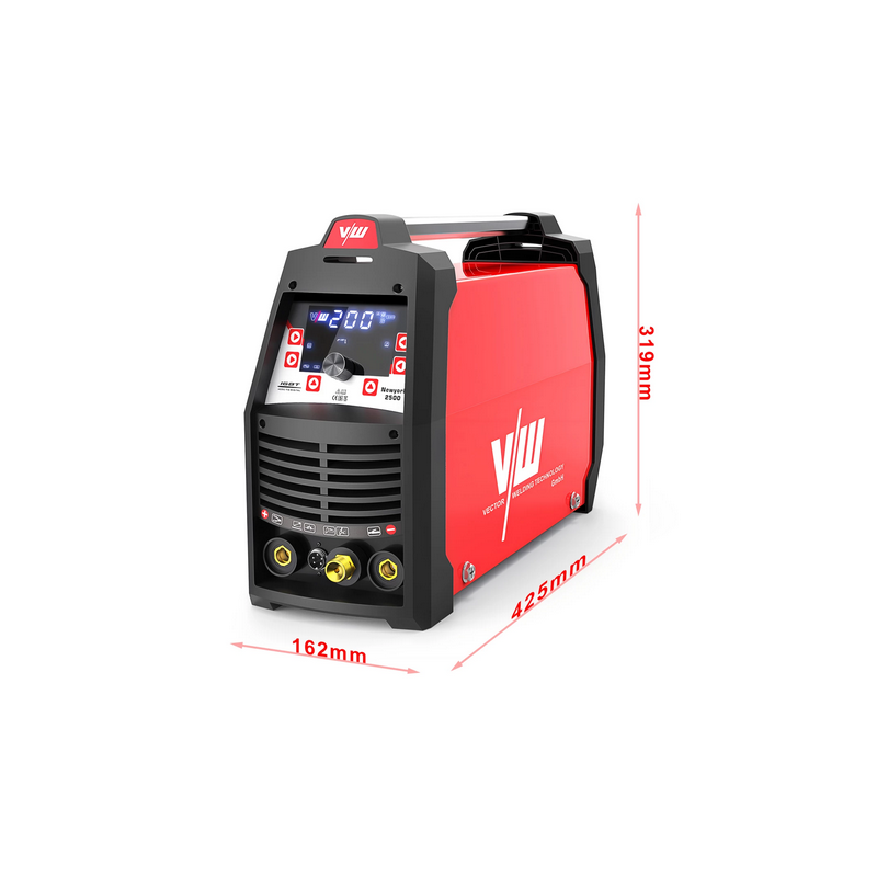 SOLDADOR TIG AC/DC + PLASMA NEW YORK 2500 DIGITAL