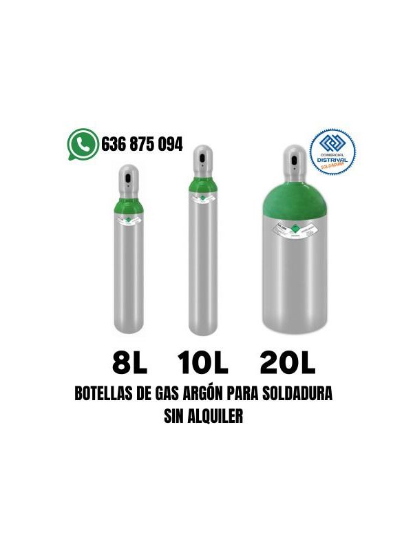 BOTELLAS DE GAS ARGON