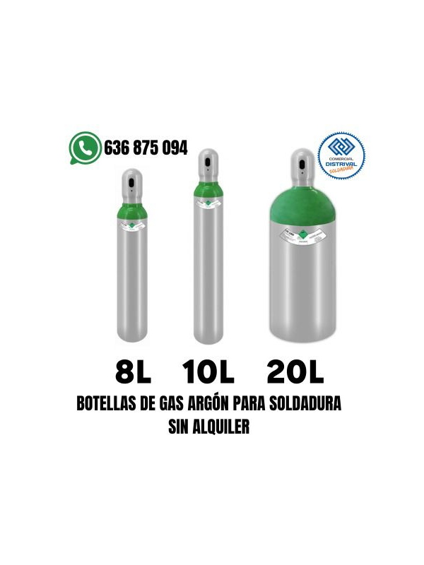 BOTELLAS DE GAS ARGON