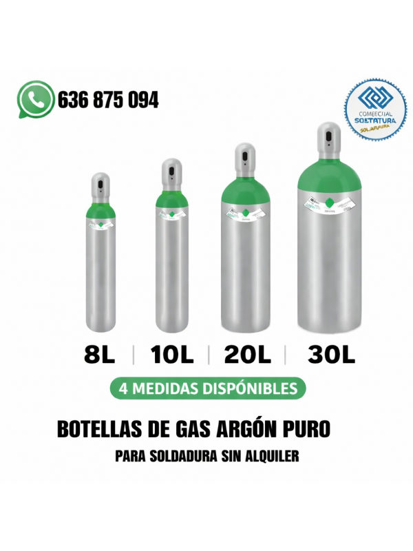 BOTELLAS DE GAS ARGON