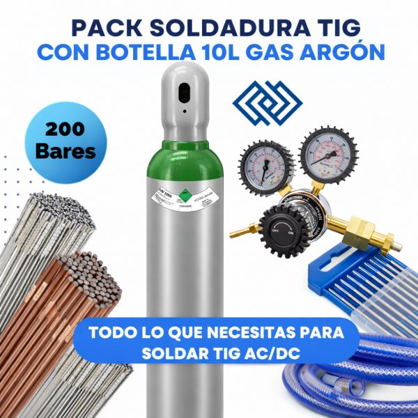PACK AHORRO SOLDADURA TIG 10L – EQUIPO COMPLETO LISTO PARA USAR