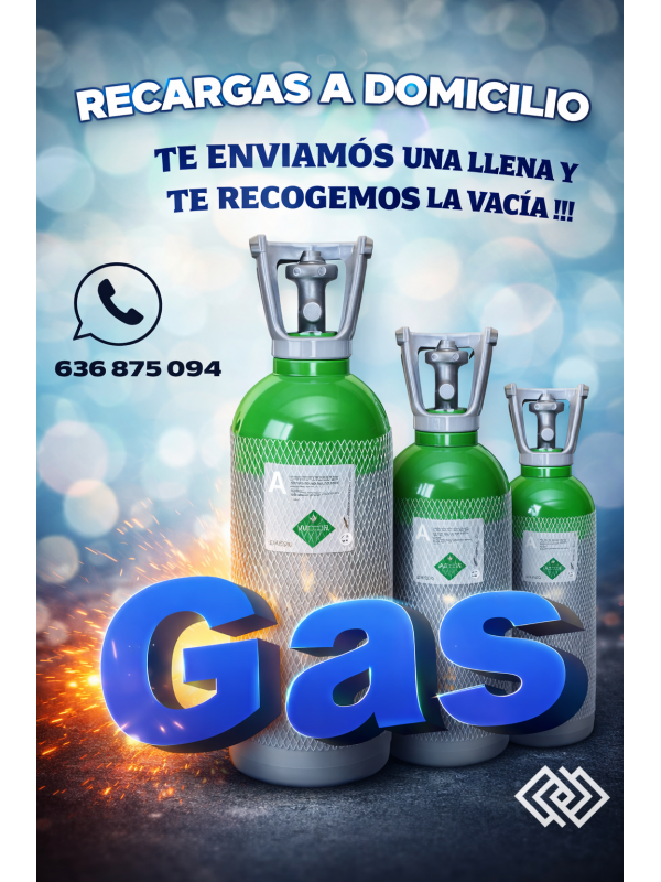 BOTELLAS DE GAS ARGON
