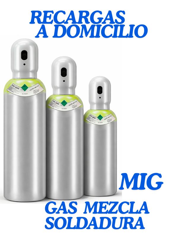 BOTELLAS DE GAS ARGON