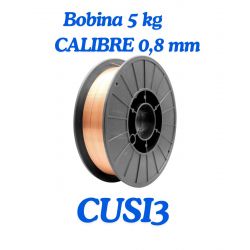 BOBINA DE HILO CuSi3 0,8 mm (5 kg)