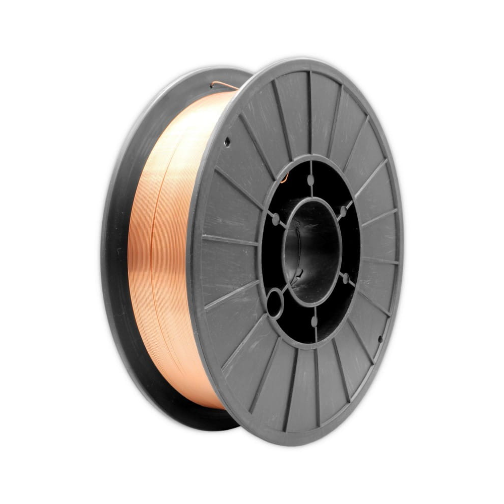 -Bobina de hilo ER70S-6 1,0 mm (5 kg) para soldadura MIG MAG