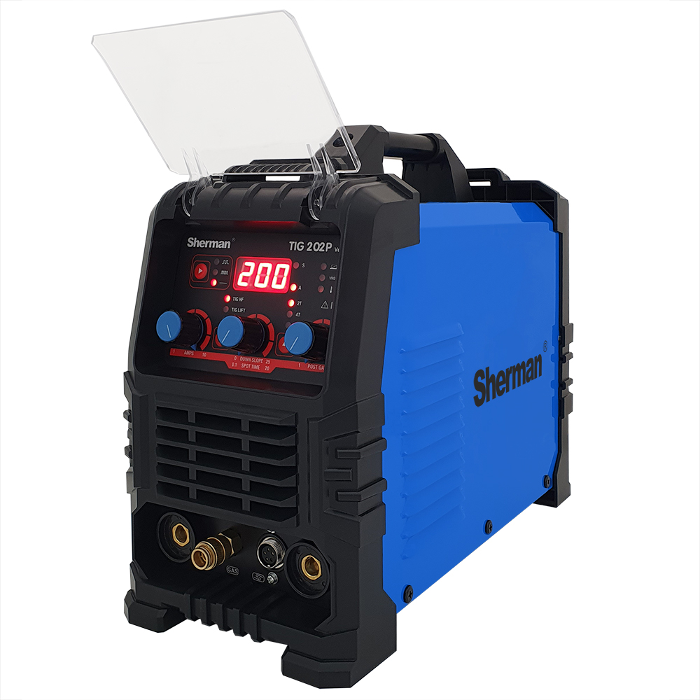 Sherman TIG 202P Soldadora TIG/MMA 200A – Pulso, HF, VRD, IGBT, 230V