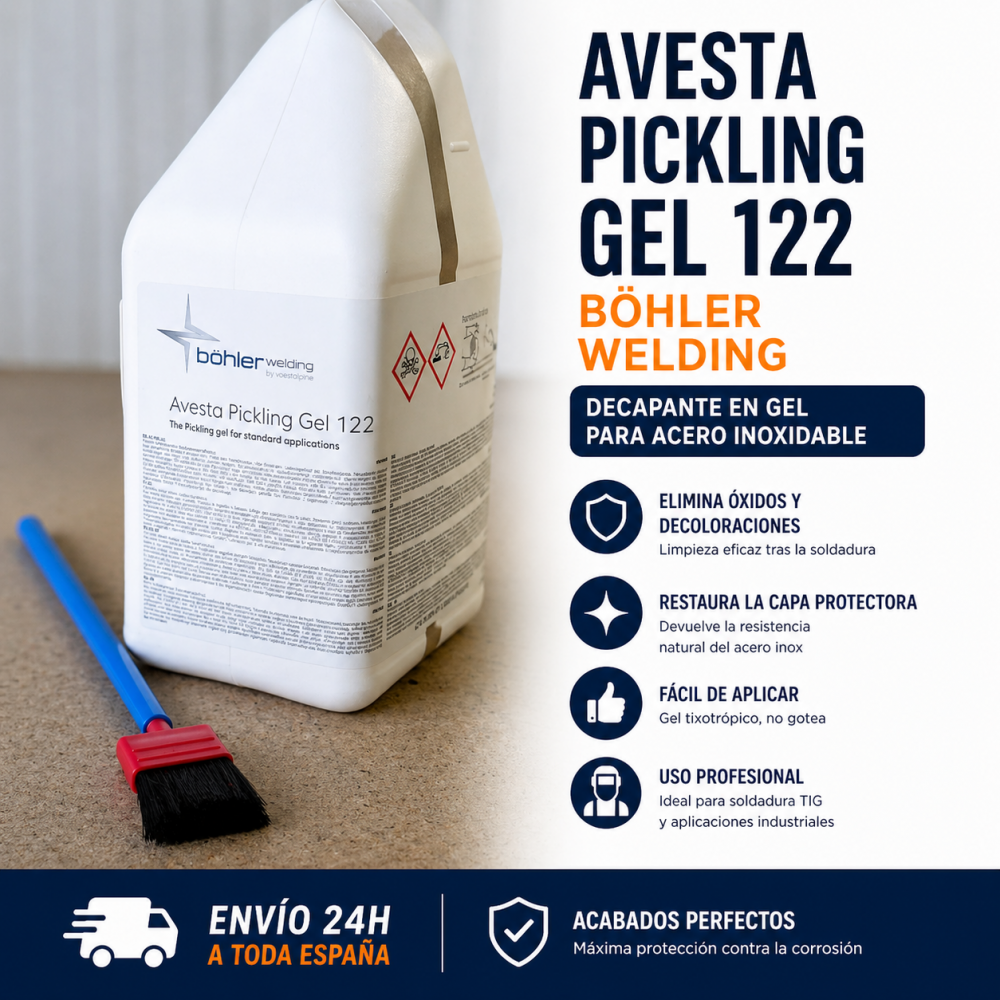 Decapante avesta pickling gel 122 bohler