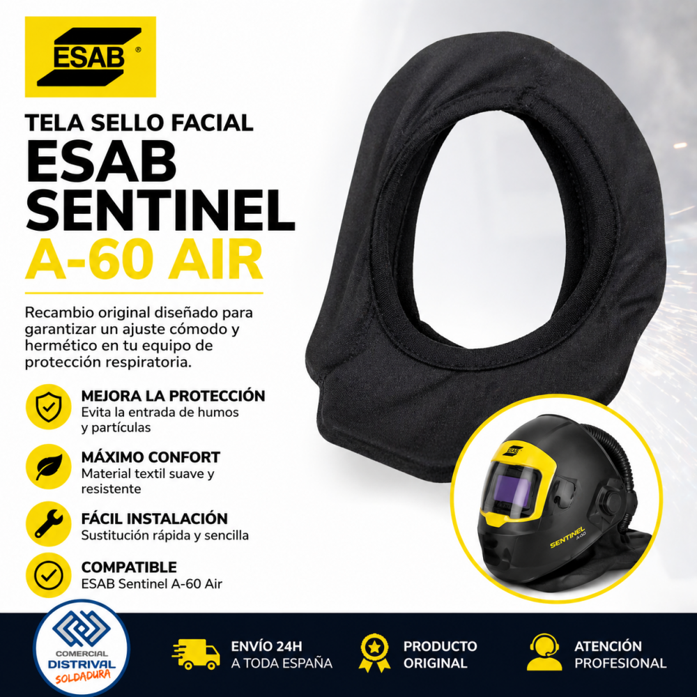 Tela sello facial ESAB SENTINEL A-60 Air