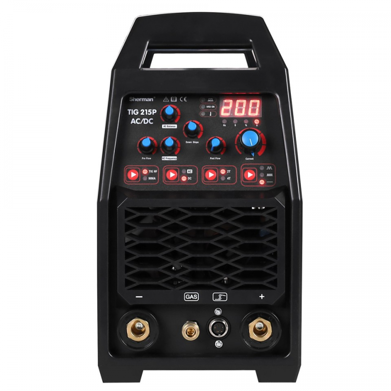 Soldadora Inverter TIG 215P AC/DC Profesional | TIG AC/DC + MMA 200A