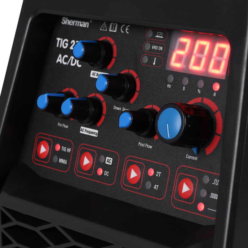 Soldadora Inverter TIG 215P AC/DC Profesional | TIG AC/DC + MMA 200A