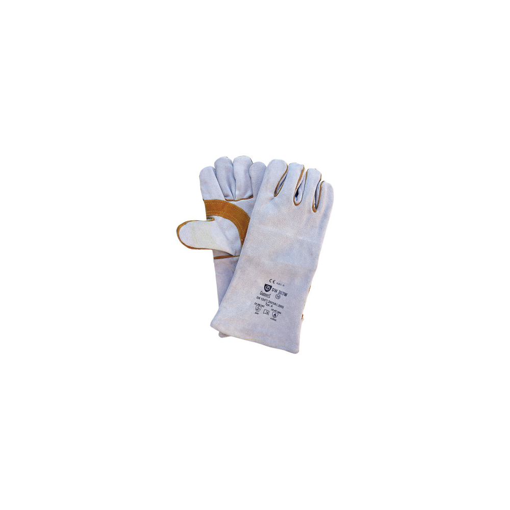 Guantes de soldadura DW-303 W cuero serraje | Protección profesional