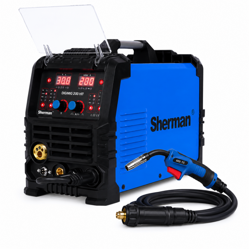 Sherman DIGIMIG 200 HIT – Soldadora MIG/MAG TIG MMA 200A sinérgica