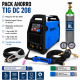 Pack Ahorro Sherman DIGITIG 208 DC MULTI + Botella Argón 8L + Regulador + Varillas + Tungstenos