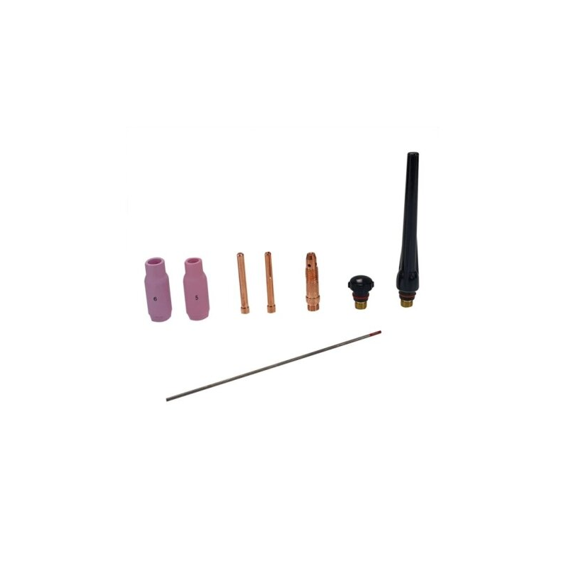 Pack Ahorro Sherman DIGITIG 208 DC MULTI + Botella Argón 8L + Regulador + Varillas + Tungstenos