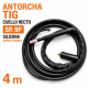 Antorcha tig cuello recto SR 9p silicona super flexible 4 m