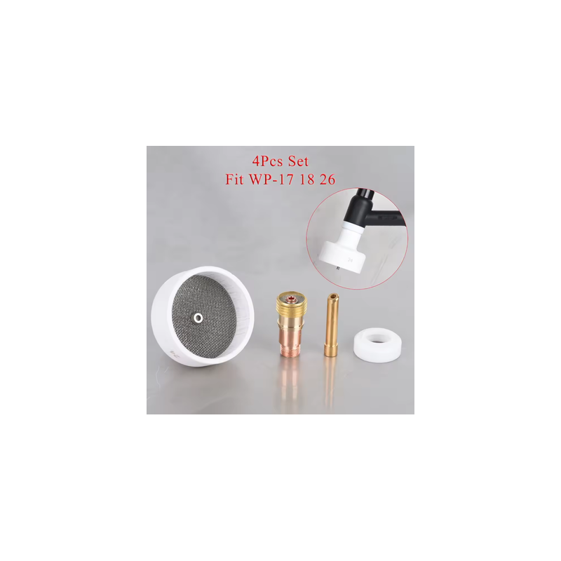 Kit buzas alumina nº 24 stubby TIG lens Para cuello 17/18/26 Kit Gas
