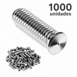 Pernos soldable - M4 - 15 mm - acero inoxidable A2-50- 1000 unidades