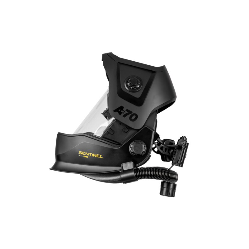 Pantalla de soldadura ESAB Sentinel A70 Air Pro con sistema PAPR