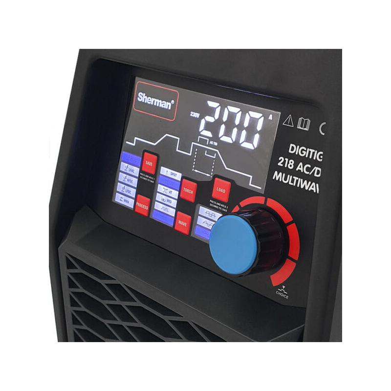 Soldadora TIG DIGITIG 218 AC/DC MULTIWAVE