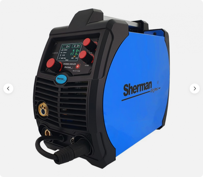 SHERMAN DIGIMIG 220 LCD – Soldadora MIG/MAG Sinérgica 200A