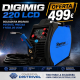SHERMAN DIGIMIG 220 LCD – Soldadora MIG/MAG Sinérgica 200A