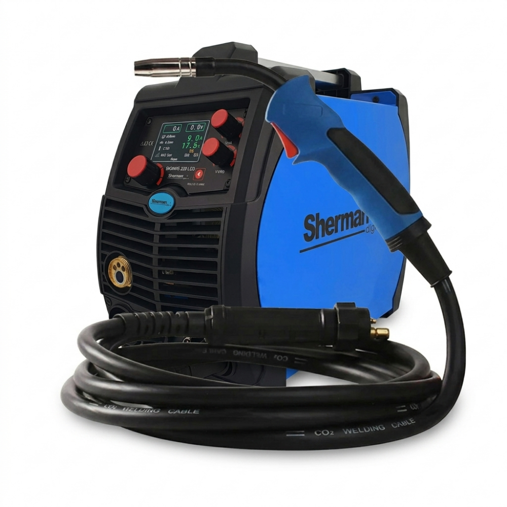 SHERMAN DIGIMIG 220 LCD – Soldadora MIG/MAG Sinérgica 200A