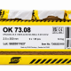 ELECTRODO CORTEN OK 73.08 ESAB 2.5 x 350 PAQUETE 38 UNIDADES