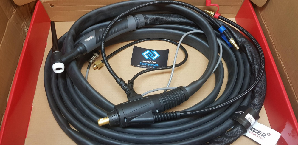 Antorcha TIG SR20 PARKER Refrigerada por Agua 2,5 m