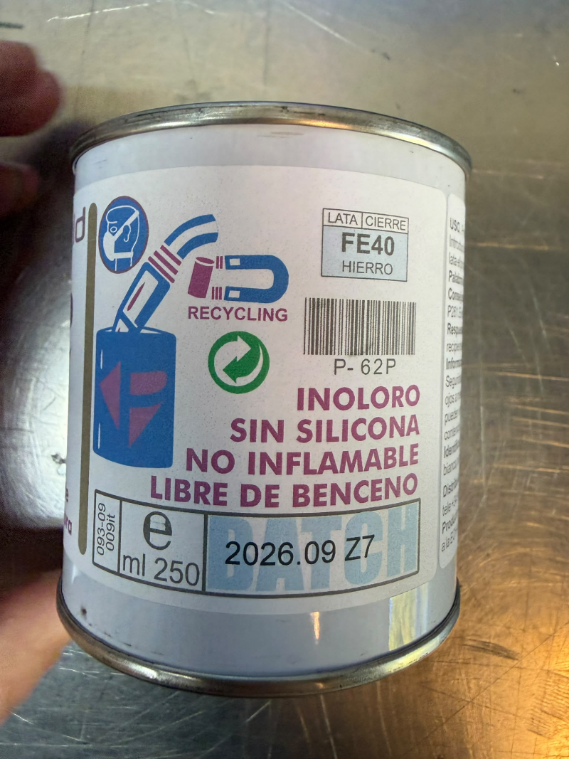 Pasta antiadherente sin silicona Parweld 250 ml