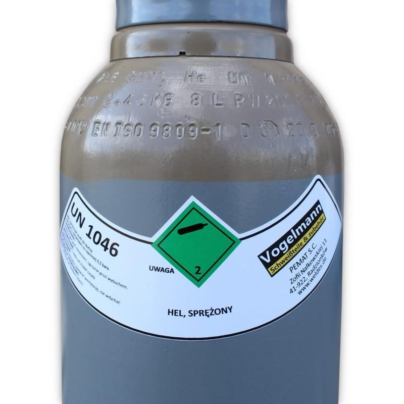 Botella de Helio 8 Litros para Soldadura – Sin Alquiler