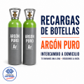Recargas de botellas de gas Argon sin alquiler